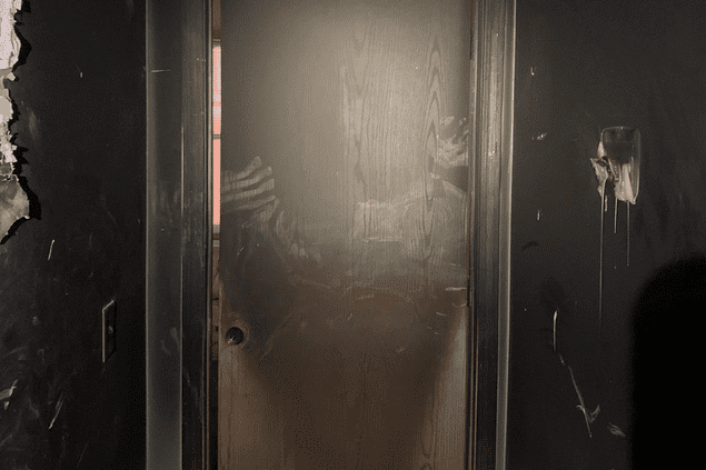 closed door